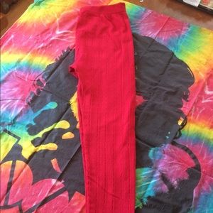 Faded glory full length fleece lined leggings
